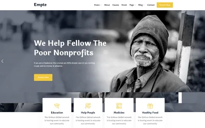 Empte Poor Nonprofit And Charity Wordpress Theme 245660 Original
